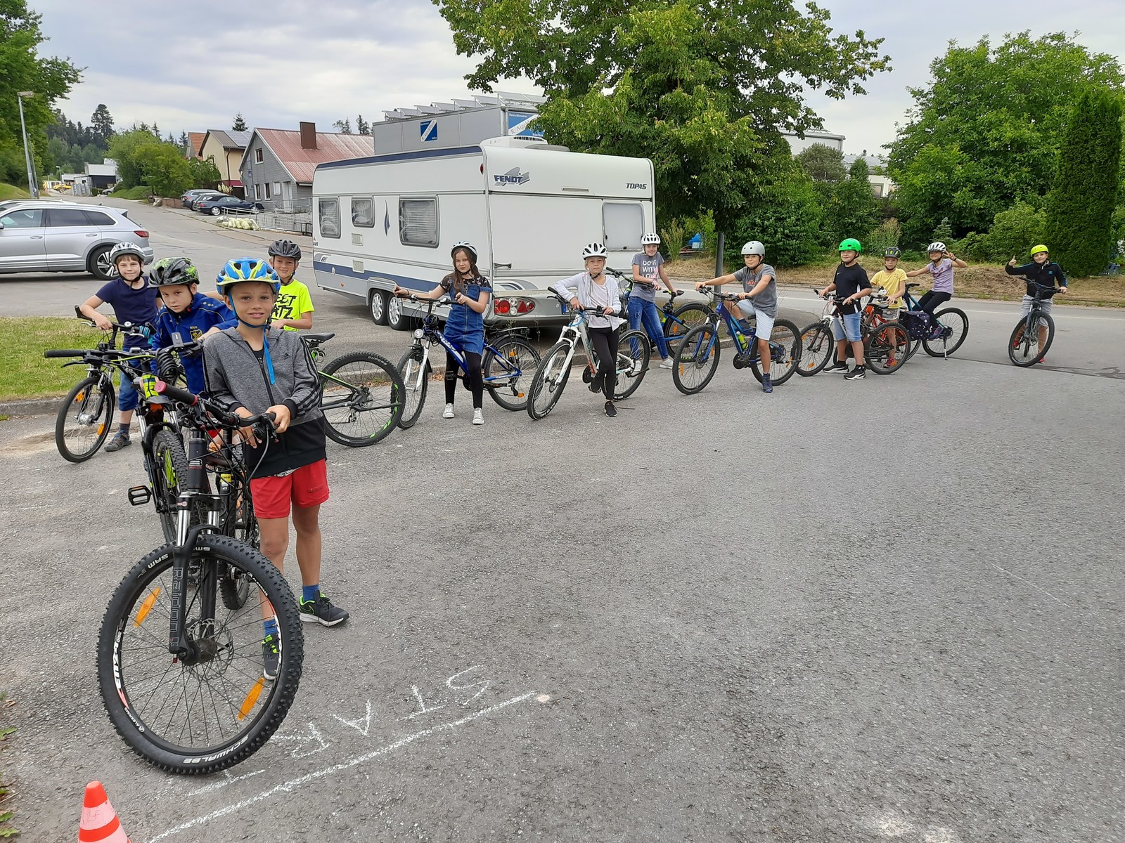 Fahrradparcours für Klasse 4 mal anders