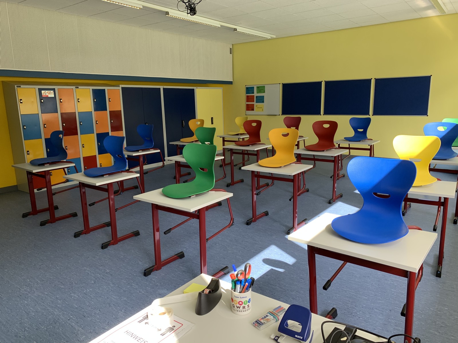 Klassenraum erstrahlt in neuem Glanz