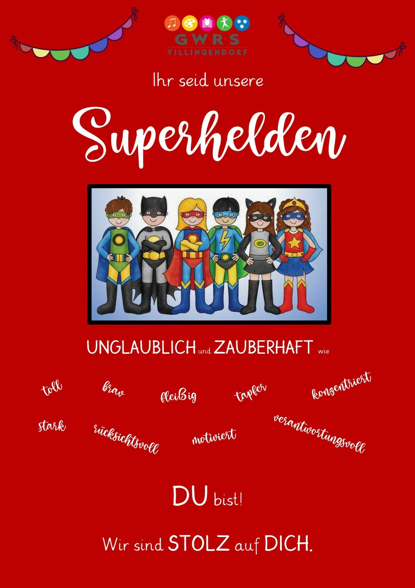 Superhelden der Klassenstufe 5