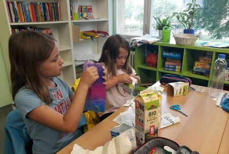 Von der Milchtüte zum Blumentopf 