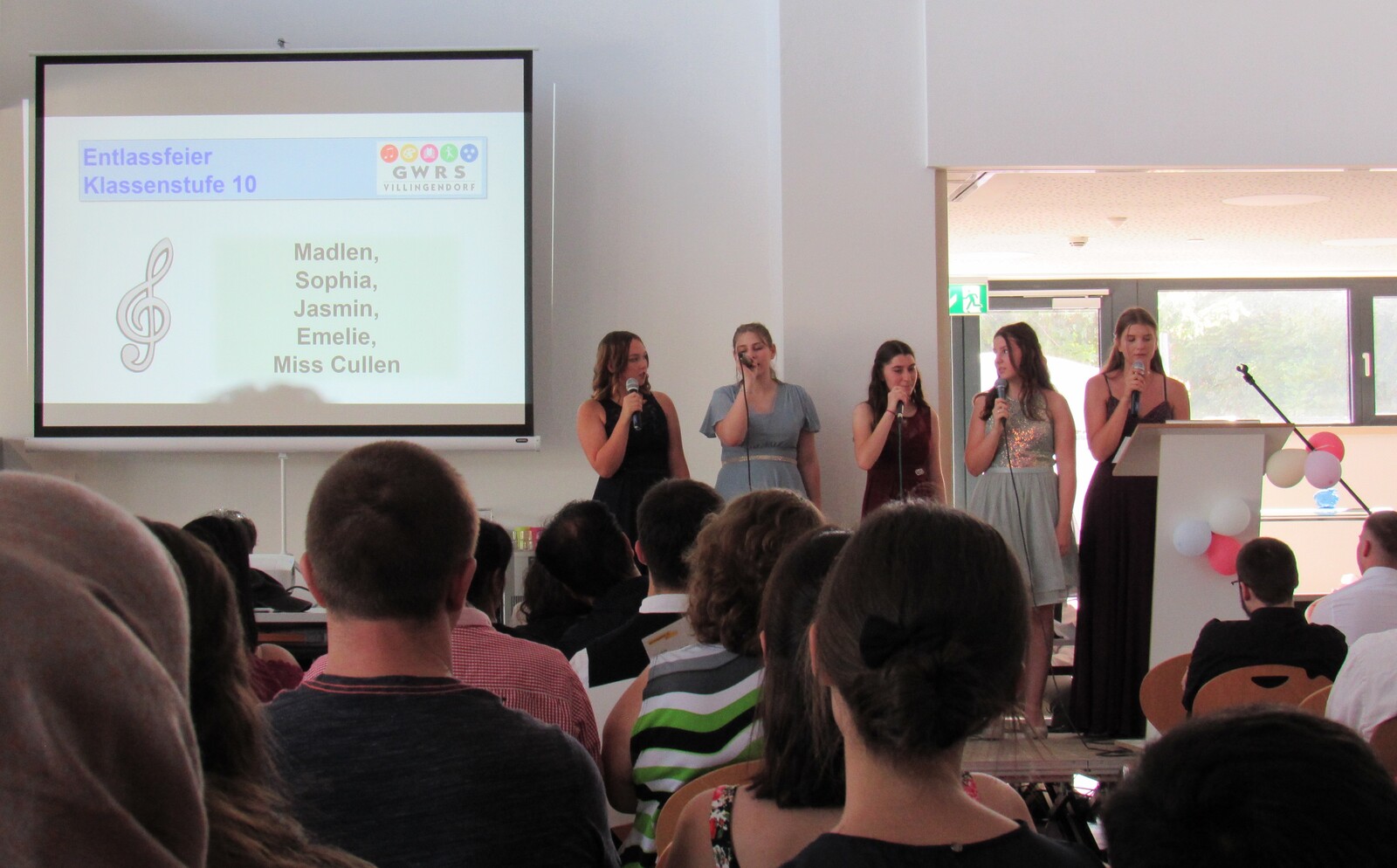 Entlassfeier der Klassenstufe 10 
