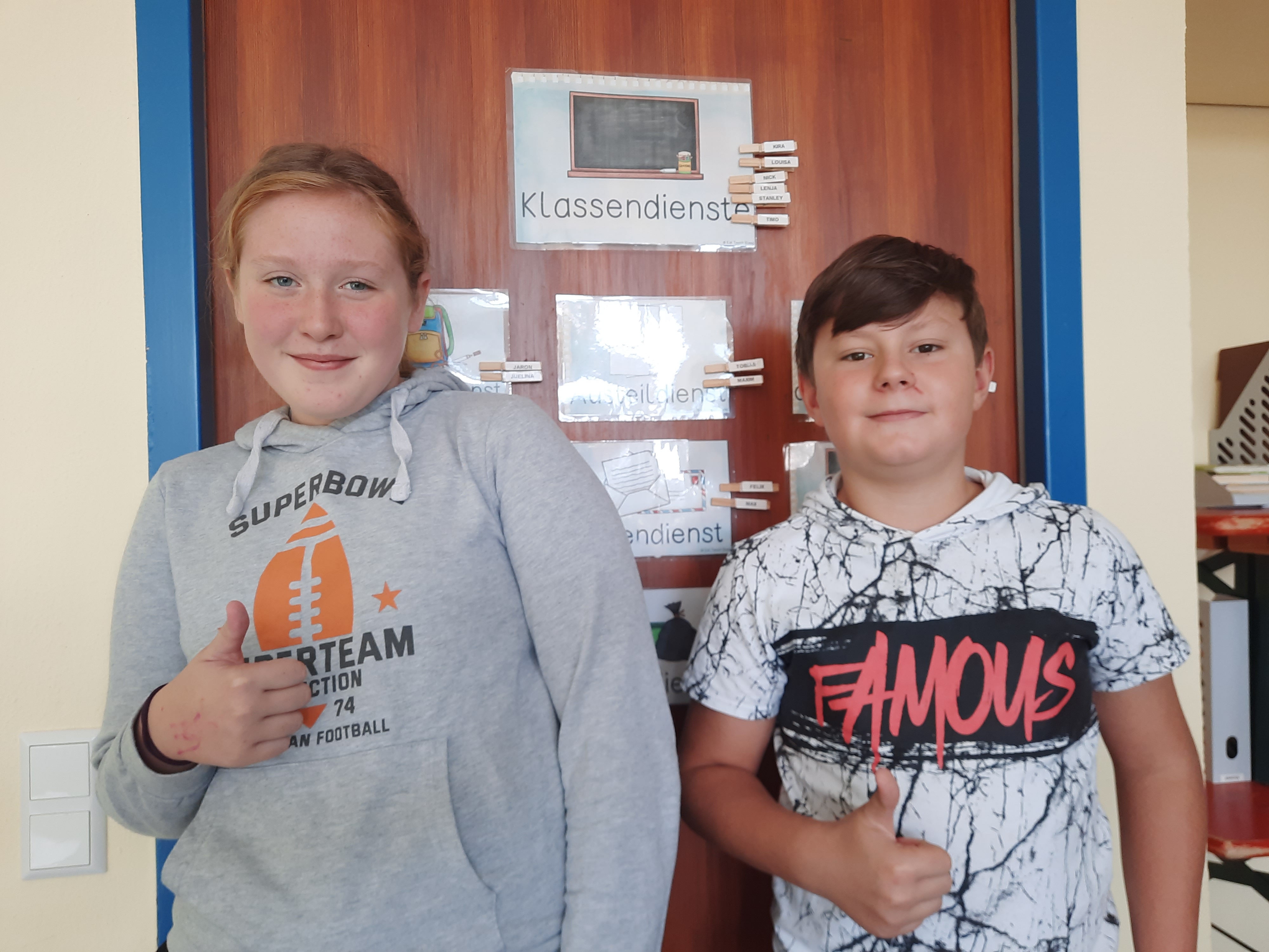 Klassensprecherwahl in Klasse 6a