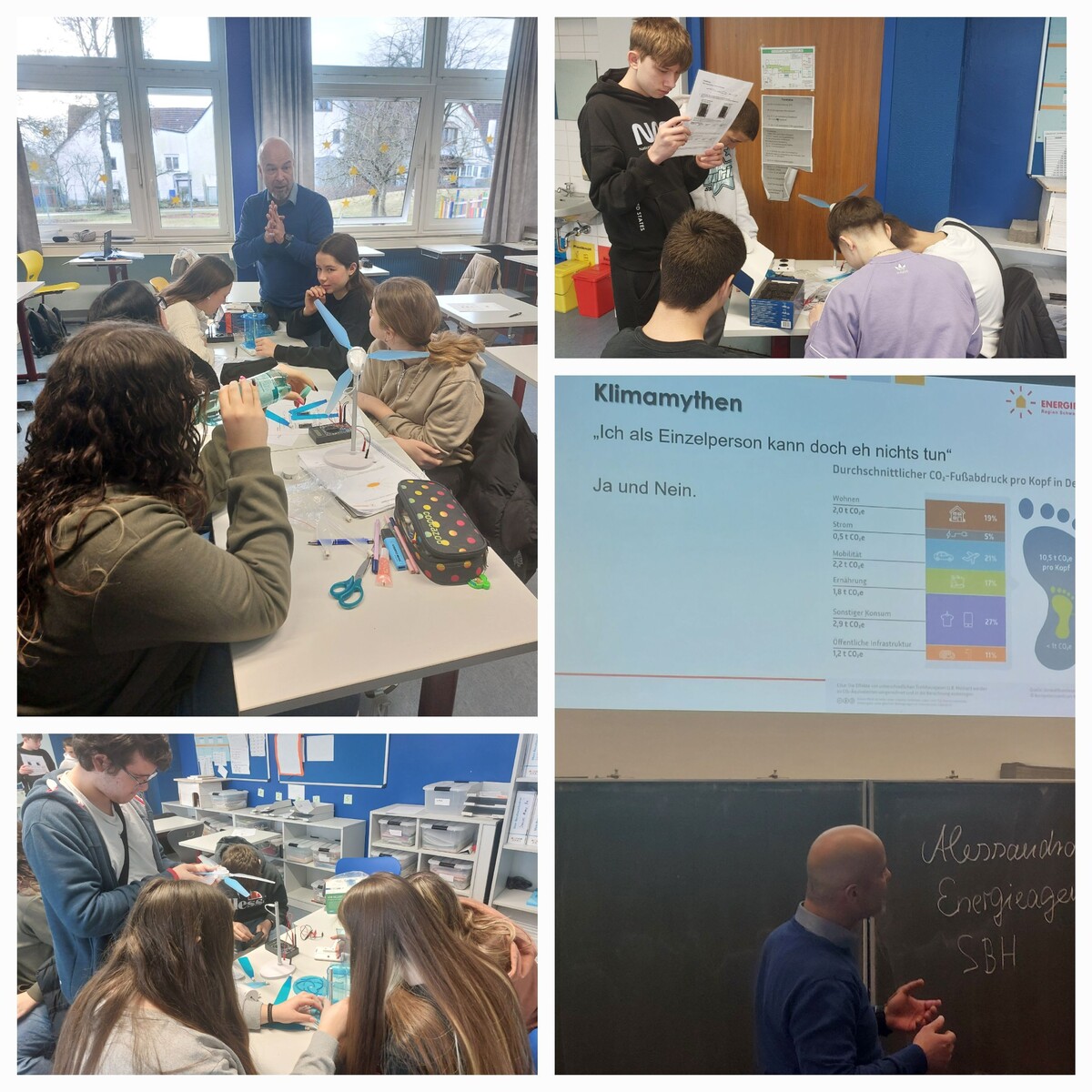 Energieagentur zu Besuch in Klassenstufe 9