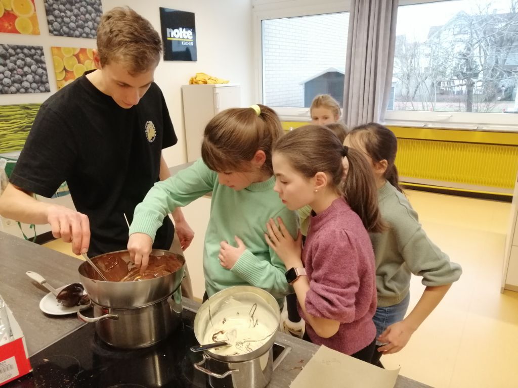 Vierer schnuppern Werkrealschulluft