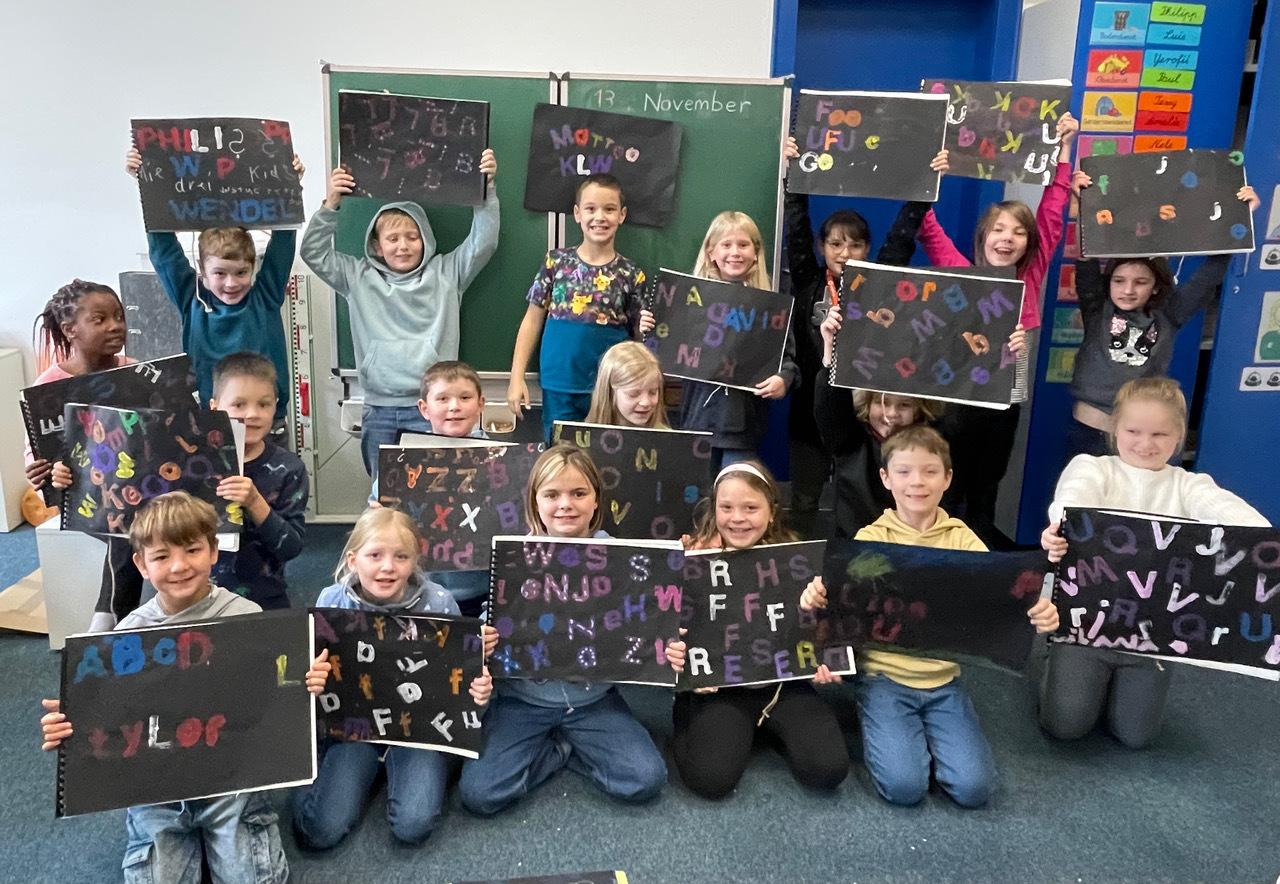 Die Buchstabenbücher sind fertig