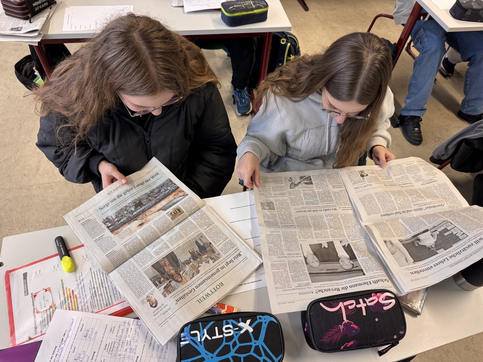 Zeitung in der Schule: Auftakt ZiSch-Projekt 